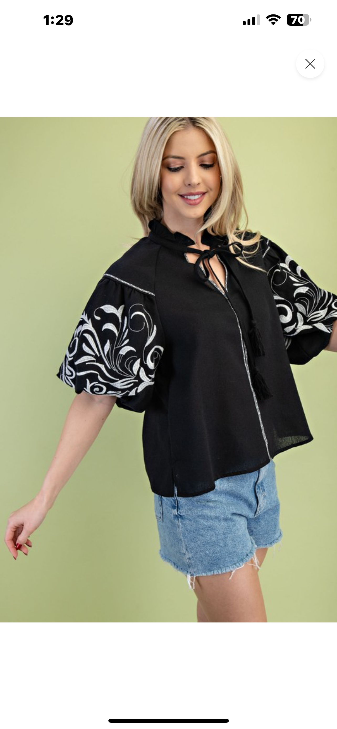 Blusa negra