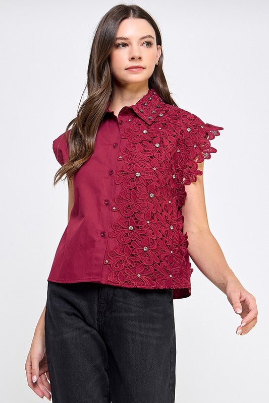 Burgundy elegant