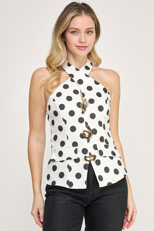 Polka Dot top