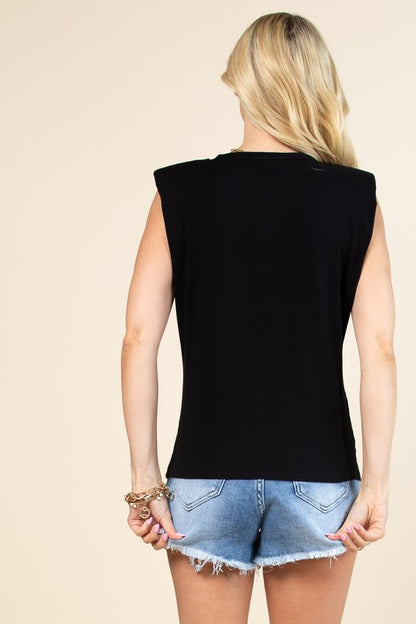 Animal print top